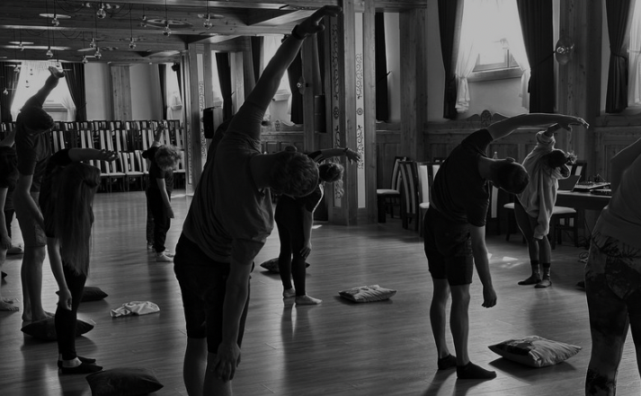 Workshop or class with audience